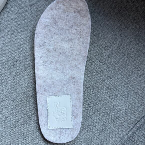 Gia Borghini Gia 22 Taddy knee-high Boots Chunk Sole Boots Ivory Poly 7.5 - Picture 8 of 16